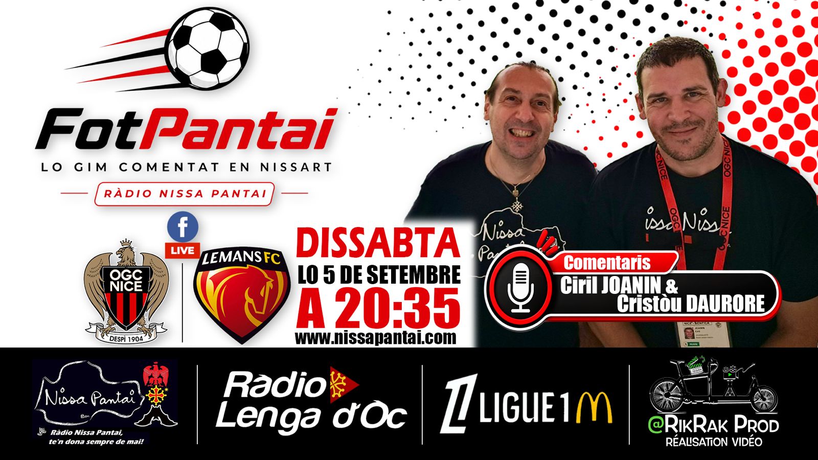 Nissa-Lo Mans en dirècte sus Ràdio Nissa Pantai